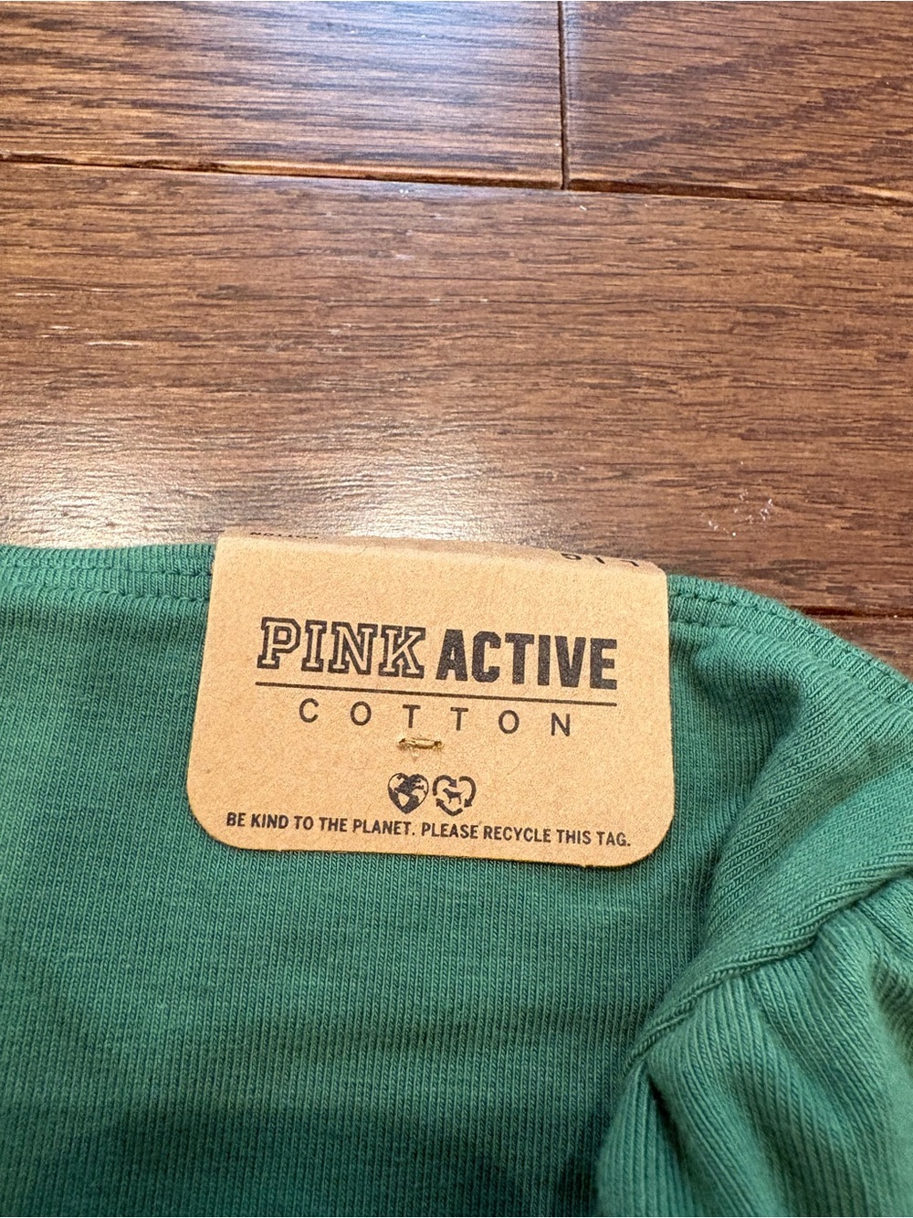 PINK Victoria's Secret High Waist Leggings NWT Size Large Green - Picture 9 of 15
